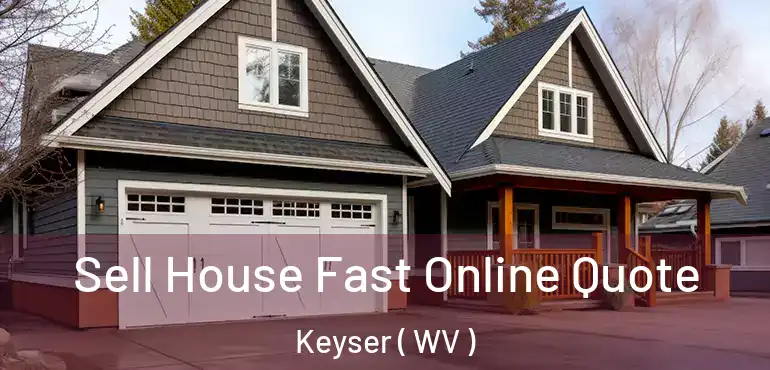 Sell House Fast Online Quote Keyser ( WV )